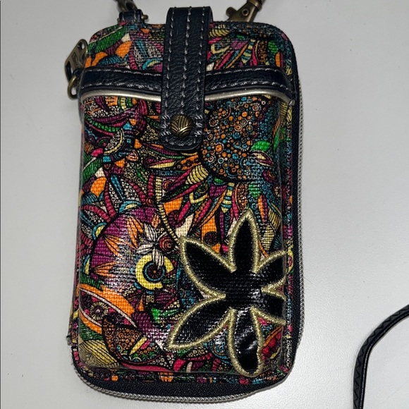 Sakroots Multicolor Crossbody Bag / Wallet removable adjustable strap - Picture 2 of 13